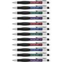 Paper Mate Comfortable Ultra Mechanical Pencils - 0.7 mm Black Lead - #2 - Assorted Barrel - 1 Dozen