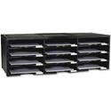 Storex 12-compartment Organizer - 6000 x Sheet - 12 Compartment(s) - Compartment Size : 9.50" x 12" - 10.50" Height x 14.13" Width31.38" Length - 100% Recycled - Black - Polystyrene - 1 Each