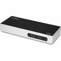 StarTech.com USB 3.0 Dual-Monitor Docking Station - HDMI and DVI / VGA - for Notebook - 40 W - USB 3.0 - 2048 x 1152, 1920 x 1200 - 7 x USB Ports - 7 x USB 3.0 - 4 x USB Type-A Ports - USB Type-A - Network (RJ-45) - 1 x HDMI Ports - HDMI - DVI - VGA 