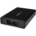 StarTech.com Drive Enclosure SATA/600 - eSATA, USB 3.0 Type B Host Interface - UASP Support External - Black - 1 x HDD Supported - 1 x Total Bay - 1 x 3.5" Bay - Plastic, Steel, Aluminum