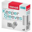 Maxell CD-KEEPCL Optical Disc Case - Sleeve - Plastic - ClearCD/DVD