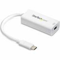 StarTech.com USB C to Mini DisplayPort Adapter - USB C to mDP Adapter - 4K 60Hz - 1 x 24-pin Type C USB Male - 1 x 20-pin Mini DisplayPort DisplayPort 1.2 Digital Audio/Video Female - 3840 x 2160 Supported - White - 1 Each