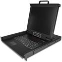 StarTech.com Single-Port Rackmount KVM Console with 17" Display - 1 Computer(s) - 17" LCD - SXGA - 1280 x 1024USB - 1 x VGA - Keyboard - TouchPad - 120 V AC, 230 V AC Input Voltage - 1U High - PC - Steel - Black