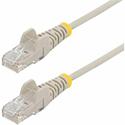 StarTech.com Cat.6 Patch Network Cable - 3 ft Category 6 Network Cable for Network Device - First End: 1 x RJ-45 Network - Male - Second End: 1 x RJ-45 Network - Male - Patch Cable - Gold Plated Connector - LSZH - 28 AWG - Gray - 1 Each