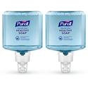PURELL&reg; ES8 CRT HEALTHY SOAP™ Naturally Clean Foam - 1.27 quart - Dirt Remover, Kill Germs - Skin - Blue - Preservative-free, Paraben-free, Phthalate-free, Dye-free, Bio-based - 2 / Carton