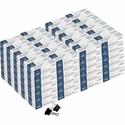 Business Source Fold-back Binder Clips - Medium - 1.3" Length x 1.3" Width - 0.63" Size Capacity - Black - Steel - 1 Dozen/Box - 10 / Carton