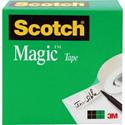 Scotch Invisible Magic Tape - 72 yd Length x 1" Width - 3" Core - Matte - Clear - Split Resistant, Tear Resistant - For Mending, Splicing - 12 / Pack