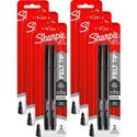 Sharpie Fine Point Pen - Fine Pen Point - Black Ink - 2/Pack - 6 / Box