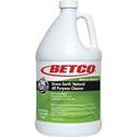 Betco Green Earth Natural All Purpose Cleaner - Concentrate - 128 fl oz (4 quart) - Clean Scent - Bio-based, Solvent-free, Streak-free, Non-smearing - Green Bottle - 1 Each