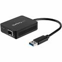 StarTech.com USB 3.0 to Fiber Optic Converter - Open SFP - - USB - Gigabit Ethernet - 1000Base-SX/LX - 1 x Expansion Slots - SFP - 1 x SFP Slots - USB - External