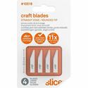 Slice Ceramic Craft Knife Cutting Blades - 1.30" Length - Non-conductive, Non-magnetic, Rust Resistant, Non-sparking - Zirconium Oxide - White - 1 Pack