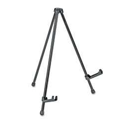 Portable Tabletop Easel, 14" High, Steel, Black