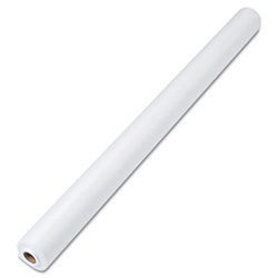 Linen-Soft Non-Woven Polyester Banquet Roll, Cut-To-Fit, 40" x 50 ft, White