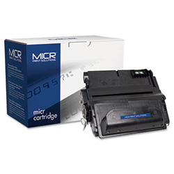 Compatible Q1338A(M) (38AM) MICR Toner, 12,000 Page-Yield, Black