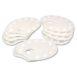 Plastic Paint Trays, White, 10/Pack