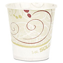 Symphony Design Paper Water Cups, 5 oz, 100/Bag, 30 Bags/Carton