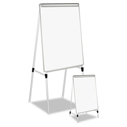 Dry Erase Board with A-Frame Easel, 29" x 41", White Surface