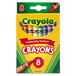 Classic Color Crayons, Peggable Retail Pack, Peggable Retail Pack, 8 Colors/Pack