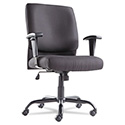 Big/Tall Swivel/Tilt Mid-Back Chair, Supports Up to 450 lb, 19.29" to 23.22" Seat Height, Black