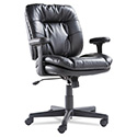 Executive Swivel/Tilt Chair, Supports Up to 250 lb, 16.93" to 20.67" Seat Height, Black