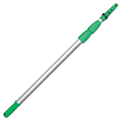 Opti-Loc Extension Pole, 20 ft, Three Sections, Green/Silver