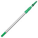 Opti-Loc Extension Pole, 18 ft, Three Sections, Green/Silver