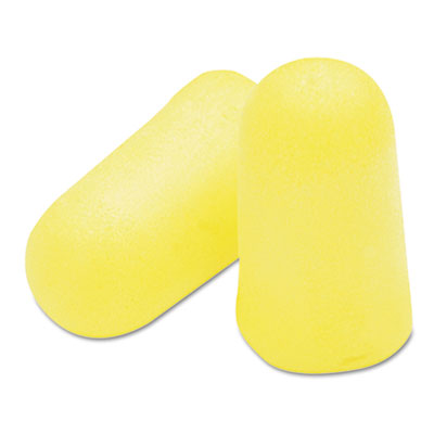 E-A-R TaperFit 2 Self-Adjusting Earplugs, Cordless, Foam, Yellow, 200 Pairs