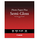 Photo Paper Plus Semi-Gloss, 10.2 mil, 8 x 10, Semi-Gloss White, 50/Pack