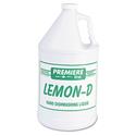 Lemon-D Dishwashing Liquid, Lemon, 1 gal Bottle, 4/Carton
