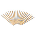 Round Wood Toothpicks, 2.5", Natural, 800/box, 24 Boxes/carton