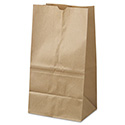 Grocery Paper Bags, #25 Squat Size, 8.25" x 6.13" x 15.88", Natural, 500/Bundle