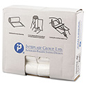 High-Density Commercial Can Liners, 16 gal, 6 mic, 24" x 33", Natural, Interleaved Roll, 50 Bags/Roll, 20 Rolls/Carton