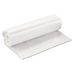 High-Density Commercial Can Liner Value Pack, 30 gal, 9 mic, 30" x 36", Natural, Interleaved Roll, 25 Bags/Roll, 20 Rolls/CT