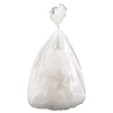 High-Density Commercial Can Liner Value Pack, 60 gal, 14 mic, 38" x 58", Clear, Interleaved Roll, 25 Bags/Roll, 8 Rolls/CT