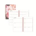 Joselyn Weekly/Monthly Planner, Floral Artwork, 8 x 5, Pink/Peach/Black Cover, 12-Month (Jan to Dec): 2026