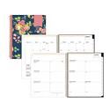 Day Designer Peyton Create-Your-Own Cover Weekly/Monthly Planner, Floral Artwork, 11 x 8.5, Navy, 12-Month (Jan to Dec): 2026