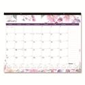 Passion Monthly Deskpad Calendar, Passion Floral Artwork, 22 x 17, Multicolor Sheets, Black Binding, 12-Month (Jan-Dec): 2026