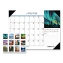 Earthscapes Scenic Desk Pad Calendar, Scenic Photos, 22 x 17, White Sheets, Black Binding/Corners,12-Month (Jan-Dec): 2026