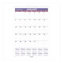 Erasable Wall Calendar, 12 x 17, White Sheets, 12-Month (Jan to Dec): 2026