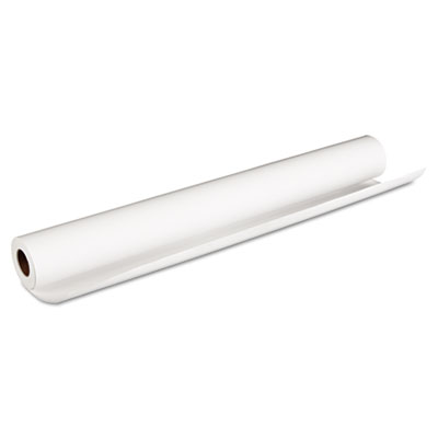 Matte Coated Paper Roll, 2" Core, 8 Mil, 36" X 100 Ft, Matte White