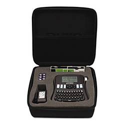 LabelManager 210D Label Maker Kit, 2 Lines, 6.1 x 6.5 x 2.5