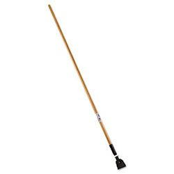 Snap-On Hardwood Dust Mop Handle, 1.5" dia x 60", Natural