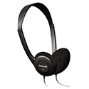 HP-100 Headphones, 4 ft Cord, Black