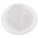 Deli Container Lids, Plug-Style, Clear, Plastic, 50/Pack, 10 Packs/Carton