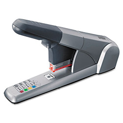 Heavy-Duty Cartridge Stapler, 80-Sheet Capacity, Silver