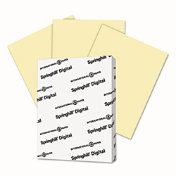 Digital Vellum Bristol Color Cover, 67 lb Bristol Weight, 8.5 x 11, Canary, 250/Pack