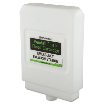 Fendall Flash Flood Eyewash Station Refill Cartridge, 12 x 10 x 13, 1 gal, 4/Carton