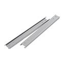 Three Row Hangrails for Alera 42" Wide Lateral Files, Aluminum, 2/Pack