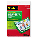 Self-Sealing Laminating Sheets, 6 mil, 9.06" x 11.63", Gloss Clear, 10/Pack