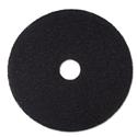 Low-Speed Stripper Floor Pad 7200, 18" Diameter, Black, 5/carton